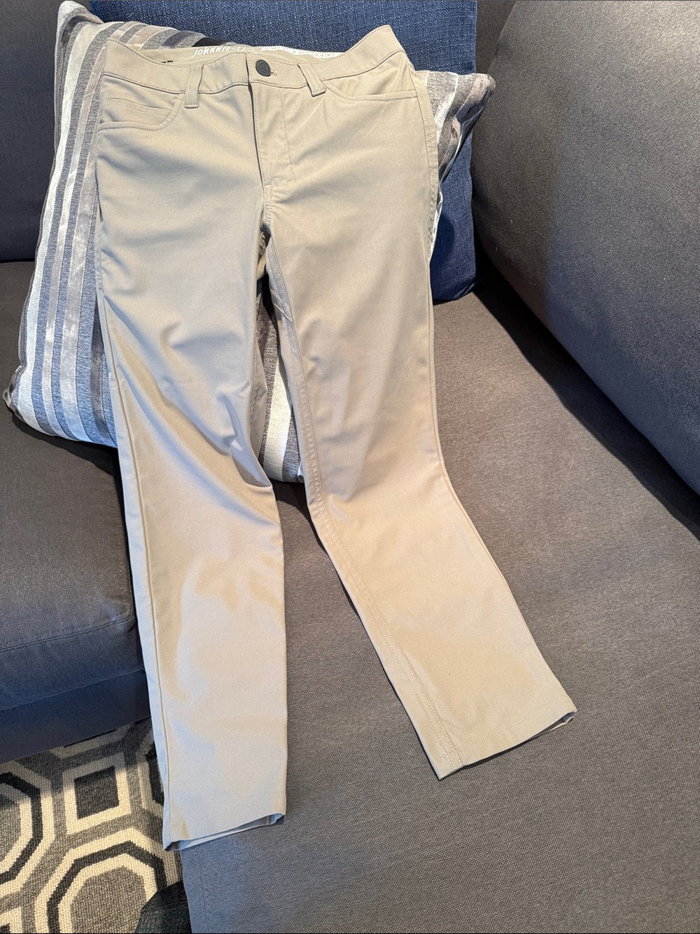 johnnie-O boys Khaki Straight Chinos performance material